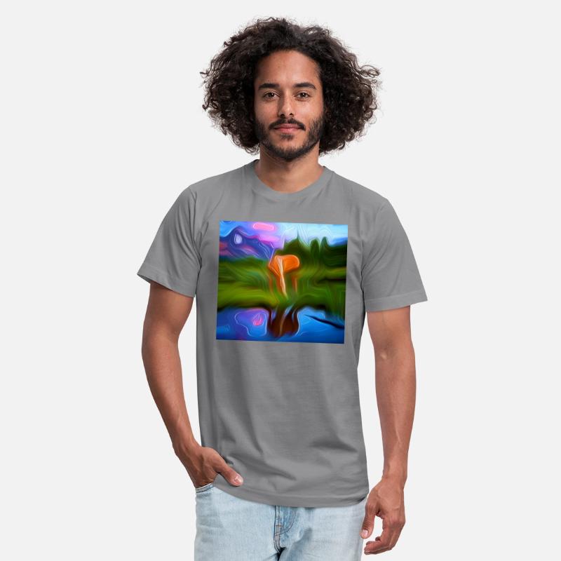 animal and lake digital art abstract painting