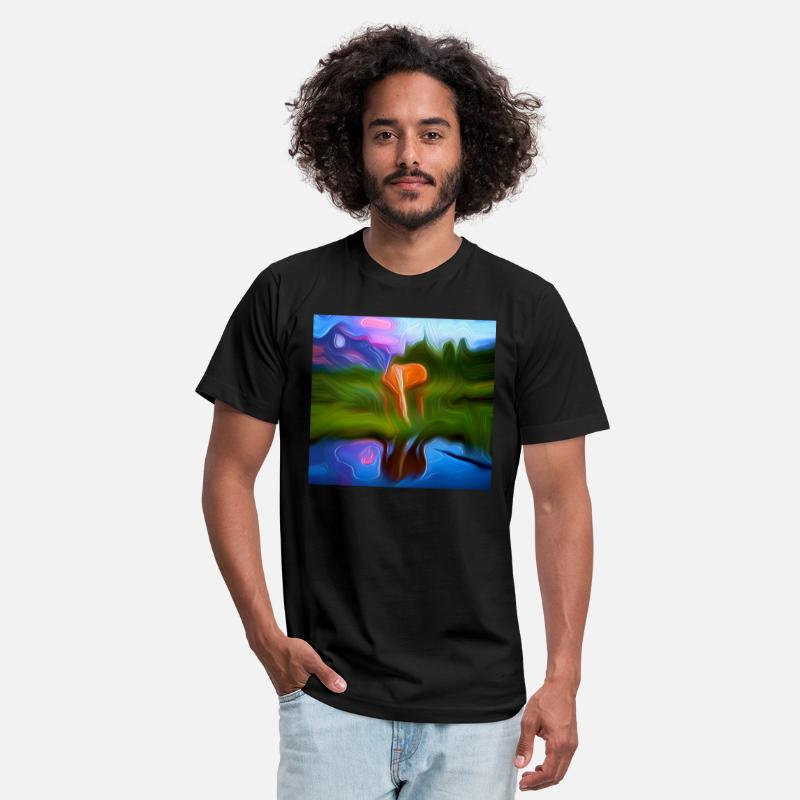 animal and lake digital art abstract painting