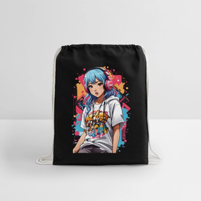 Anime kawaii girl urban style