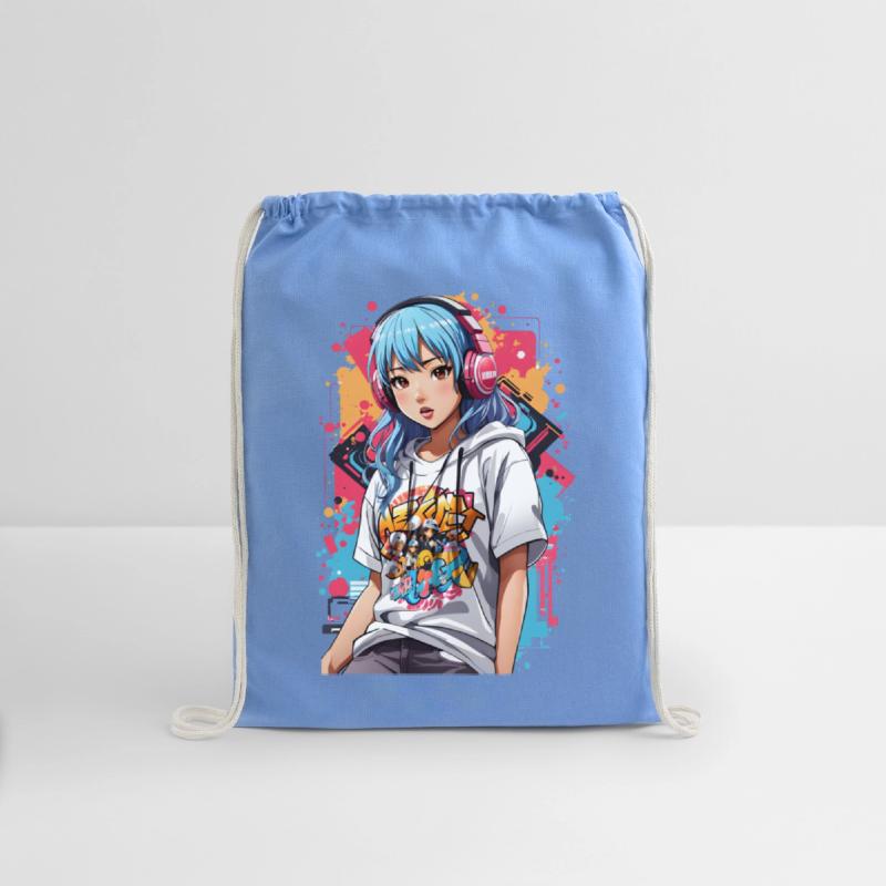 Anime kawaii girl urban style