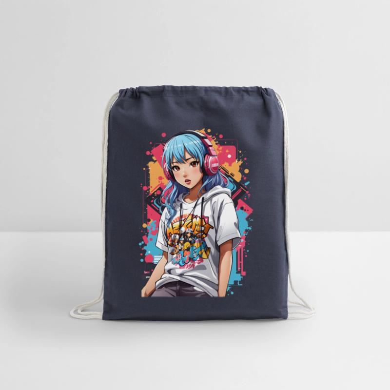 Anime kawaii girl urban style