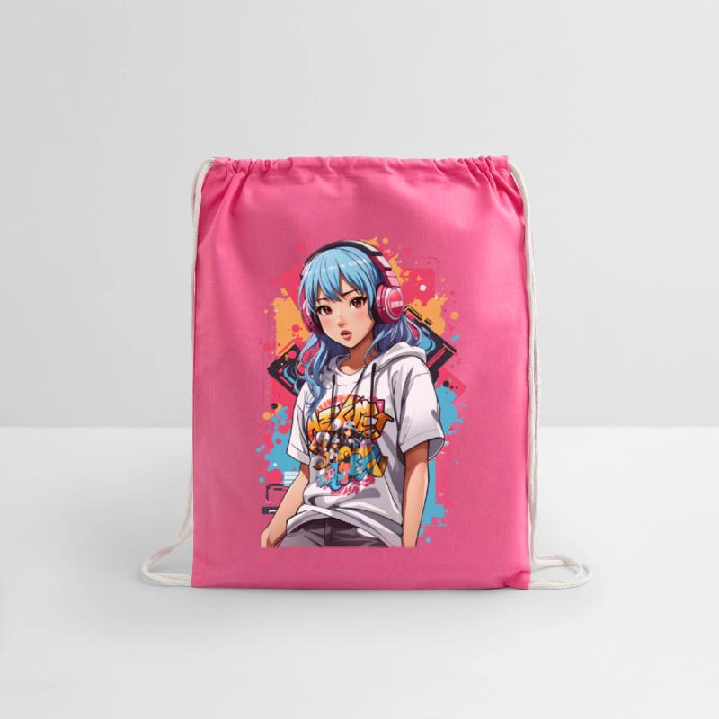 Anime kawaii girl urban style