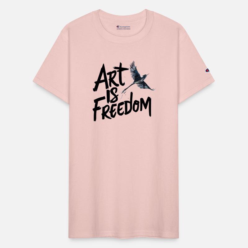 Art is Freedom Flying Bird graphic tee