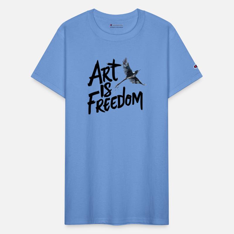 Art is Freedom Flying Bird graphic tee