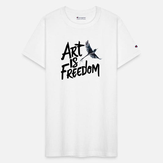 Art is Freedom Flying Bird graphic tee