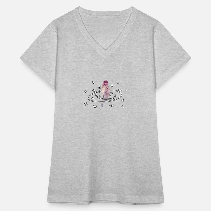 astronaut flying among the stars