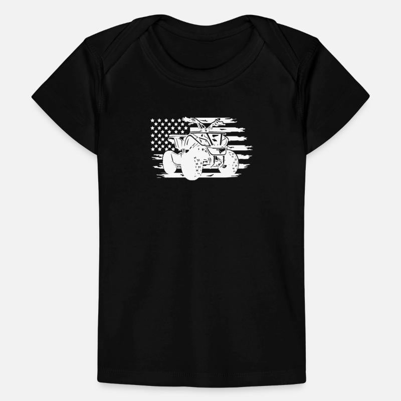 ATV American Flag Distressed White