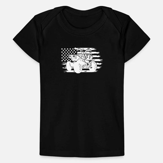ATV American Flag Distressed White