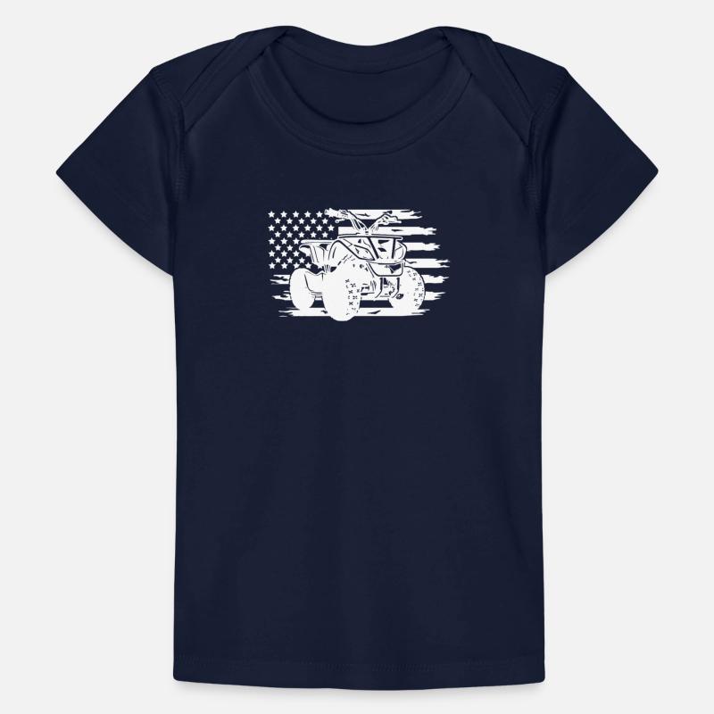 ATV American Flag Distressed White