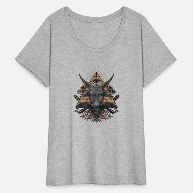 Baphomet All Seeing Eye Devil Sigil Snakes Head