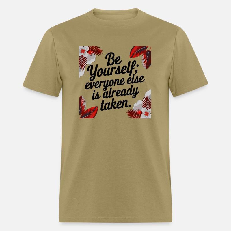 Be Yourself Quote Floral Design