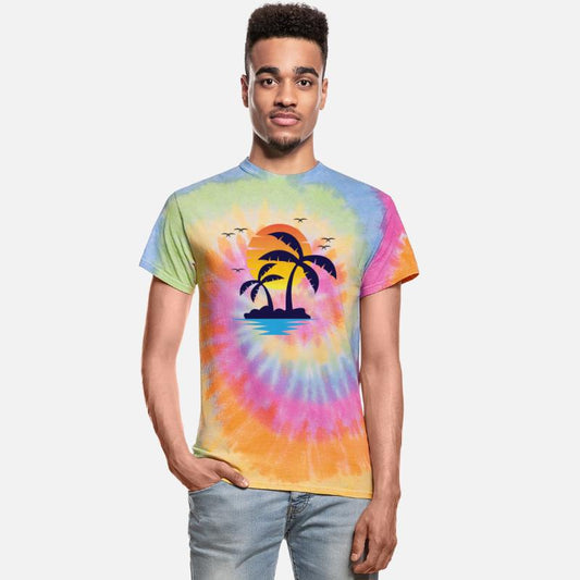 Beach, sunset, vintage, Retro, vacation