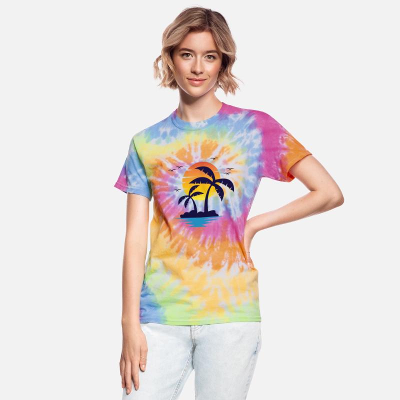 Beach, sunset, vintage, Retro, vacation