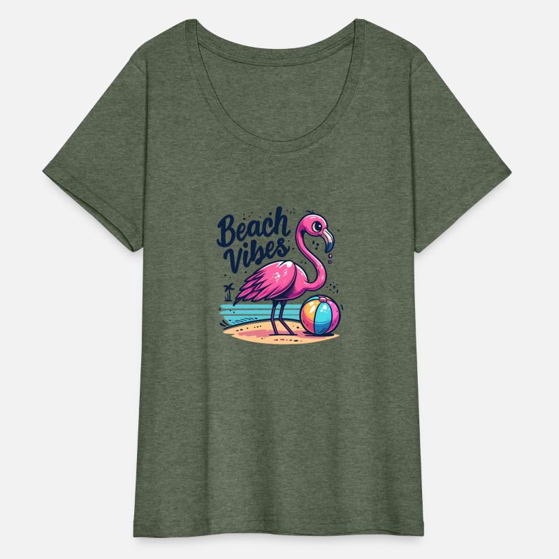 Beach Vibes A Whimsical Flamingo s Paradise