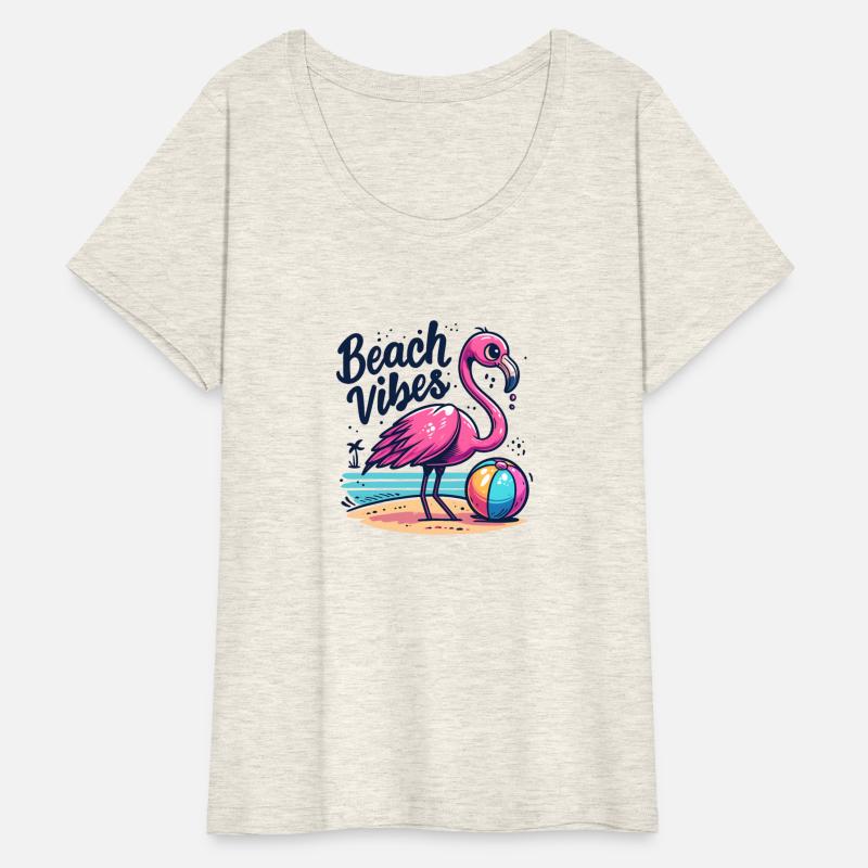 Beach Vibes A Whimsical Flamingo s Paradise
