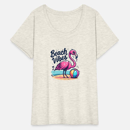 Beach Vibes A Whimsical Flamingo s Paradise