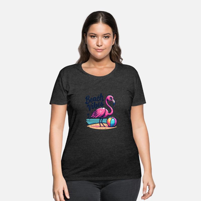 Beach Vibes A Whimsical Flamingo s Paradise