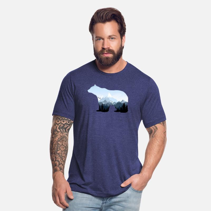 BEAR MOON MOUNTAIN SNOW TSHIRT