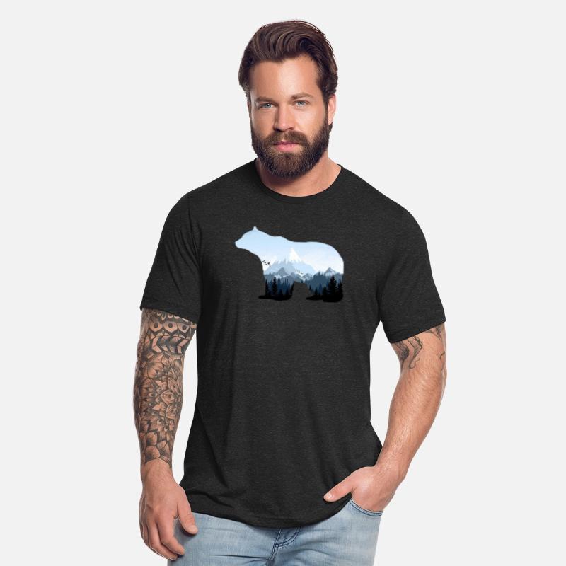 BEAR MOON MOUNTAIN SNOW TSHIRT