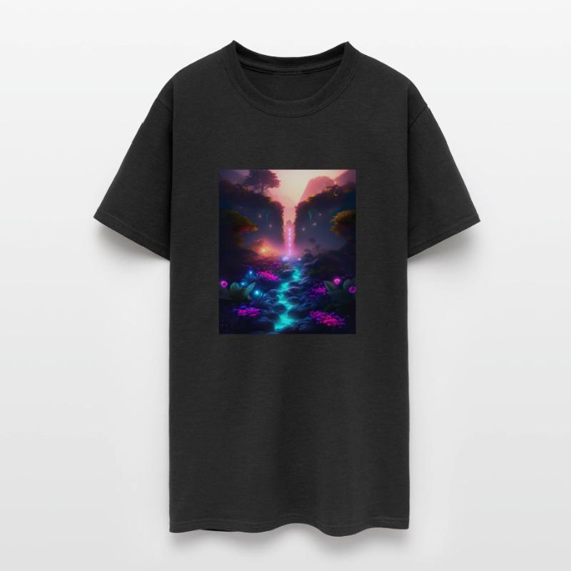 Beautiful neon landscape