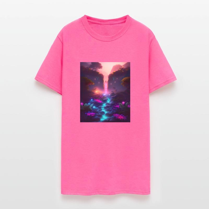 Beautiful neon landscape