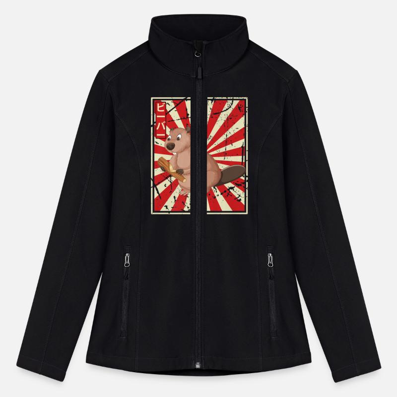 Beaver Retro Kawaii Vintage Rodent Animal Anime Ja