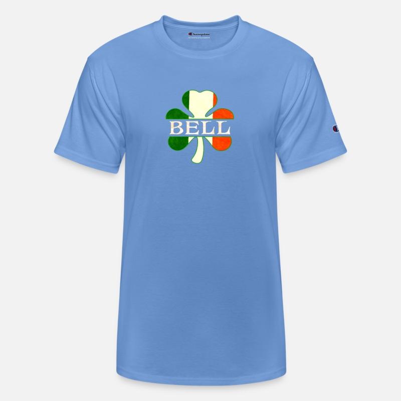 Bell Irish Surname Ireland Flag Shamrock