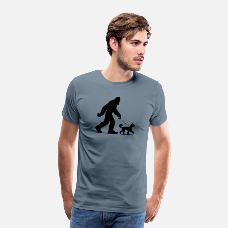 Bigfoot Walking Doodle Dog Silhouette