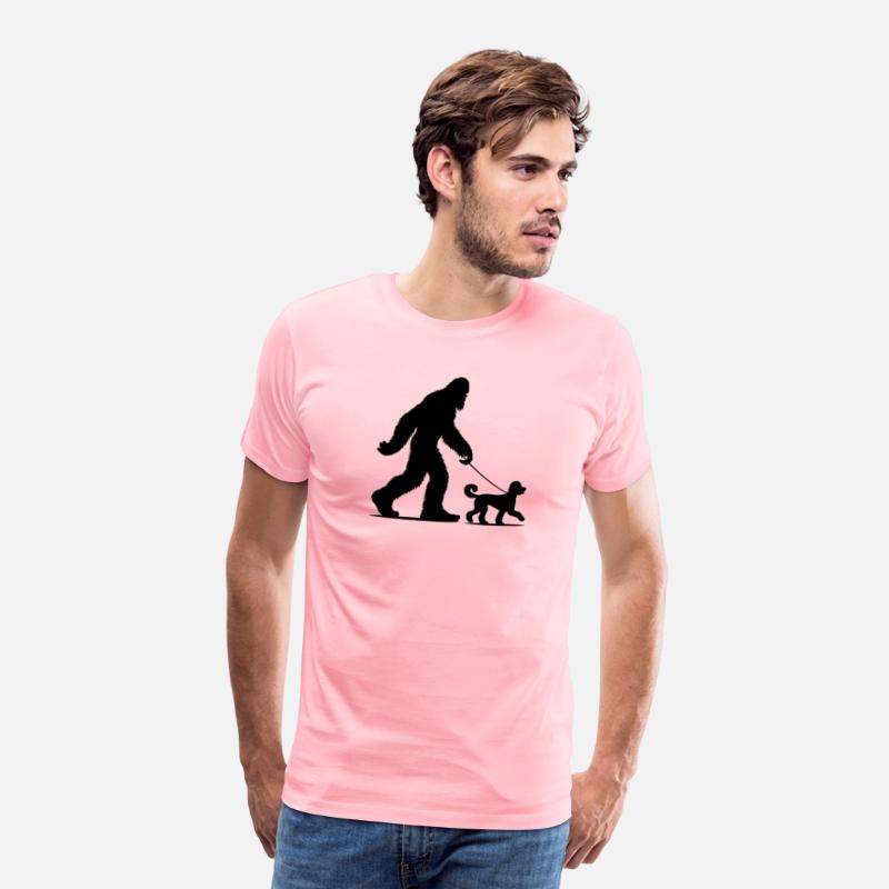 Bigfoot Walking Doodle Dog Silhouette