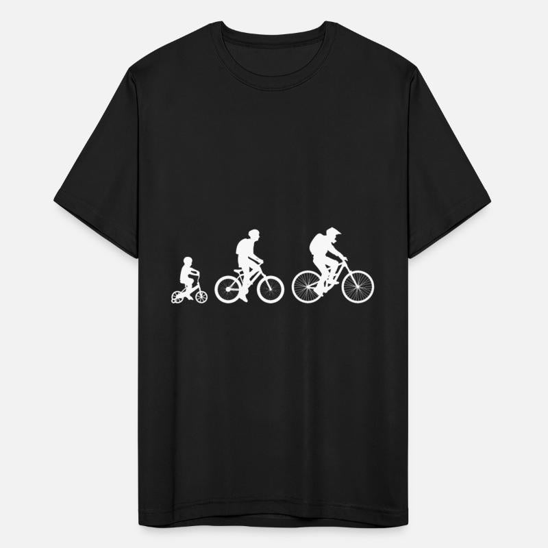 Biker Bicycle Cycling Mountain Biking Evolution