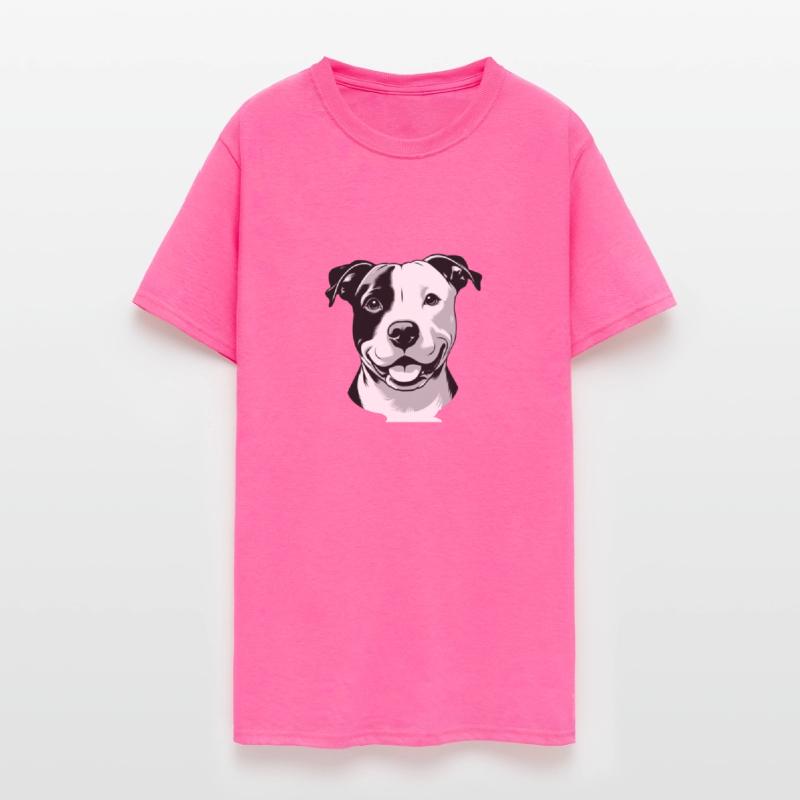 Black and White Portrait of a Dog