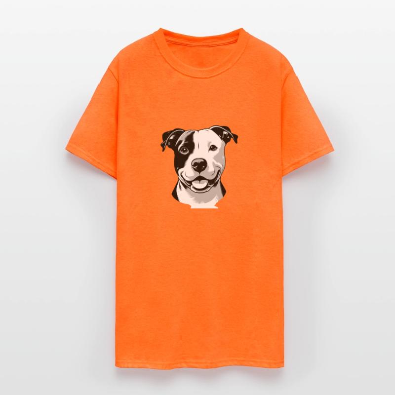 Black and White Portrait of a Dog