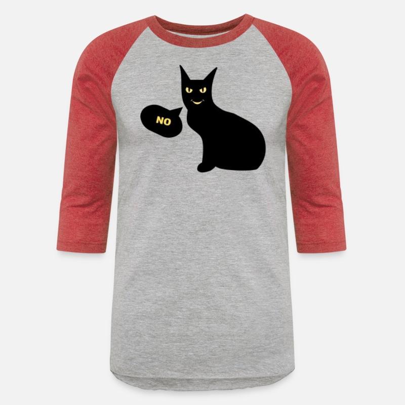 Black Cat Says No T Shirt