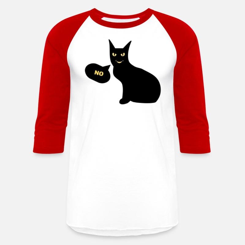 Black Cat Says No T Shirt