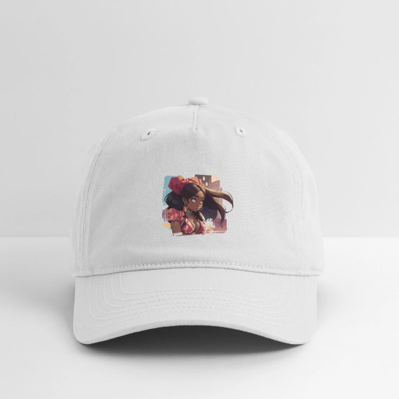 Black Girl with Urban Background