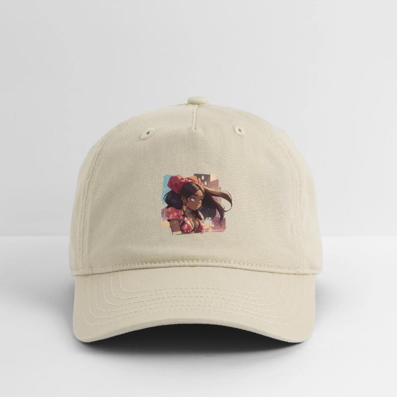 Black Girl with Urban Background