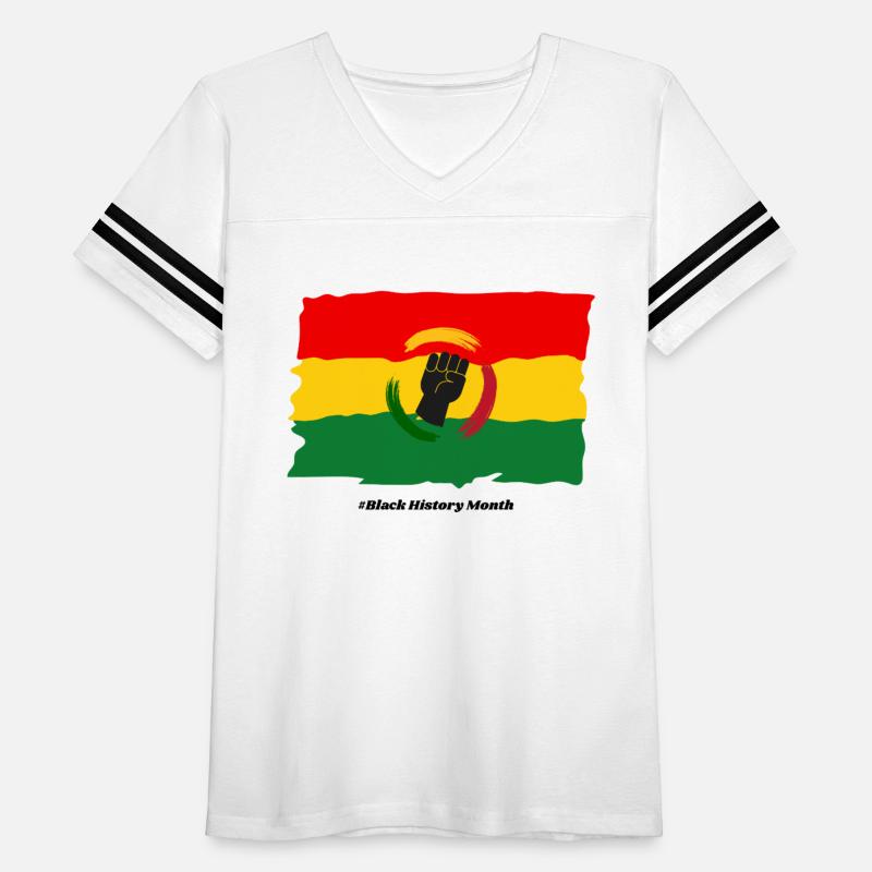 BLACK HISTORY MONTH FLAG AND HAND FIST