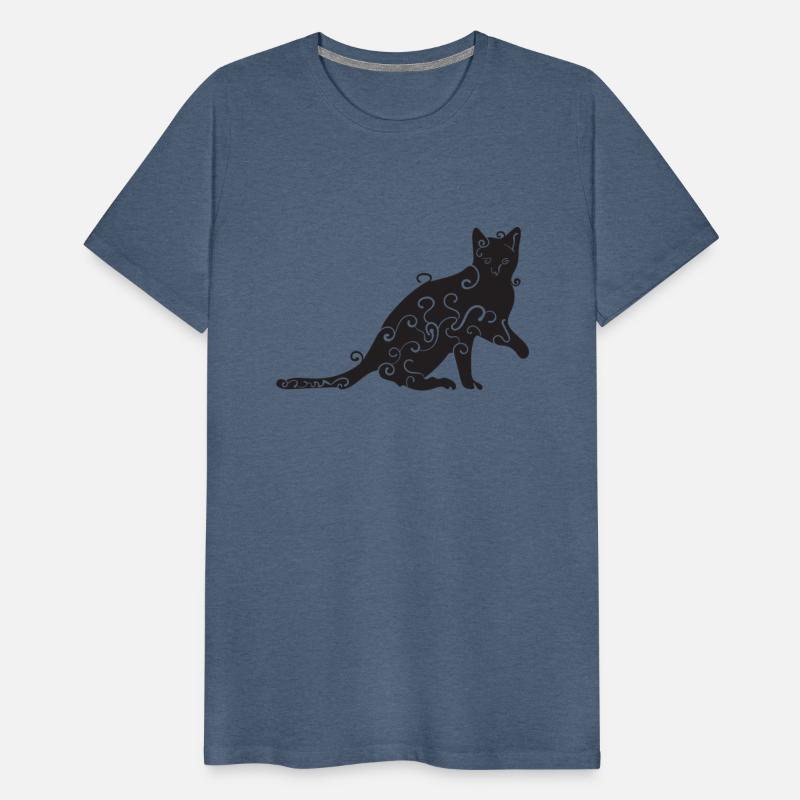 Black magic Cat desk mat , black cat holding on