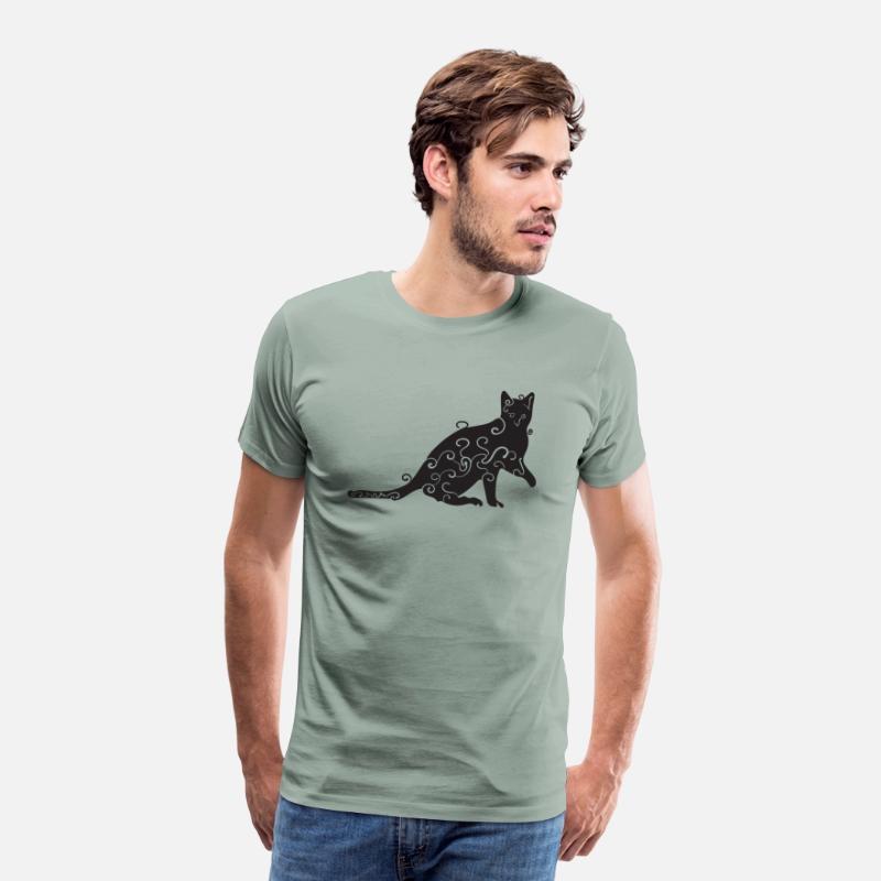 Black magic Cat desk mat , black cat holding on