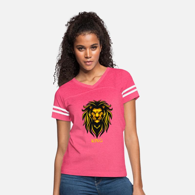 Black Yellow Lion Illustrative