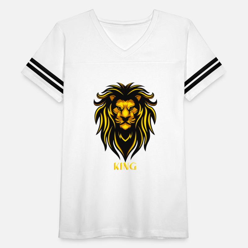 Black Yellow Lion Illustrative