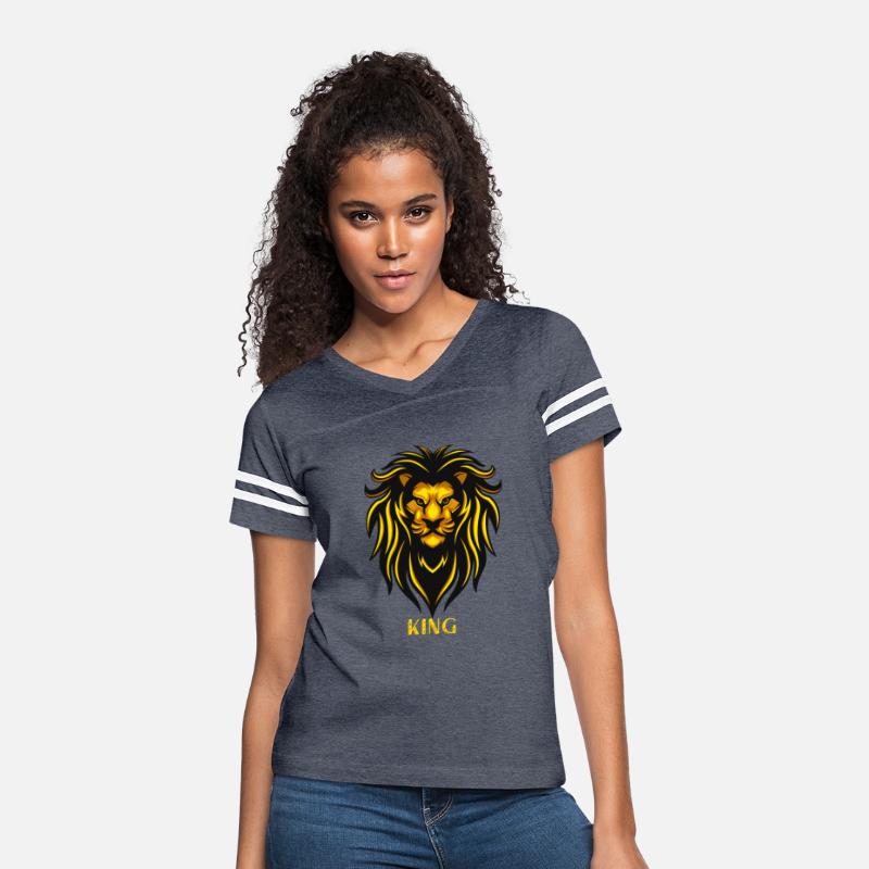 Black Yellow Lion Illustrative