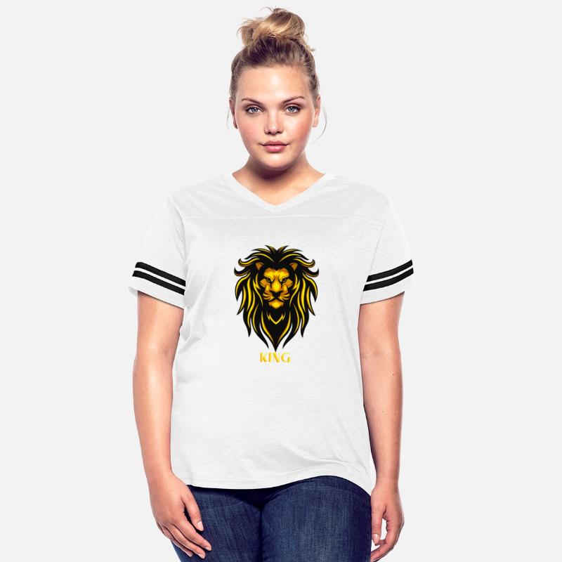 Black Yellow Lion Illustrative