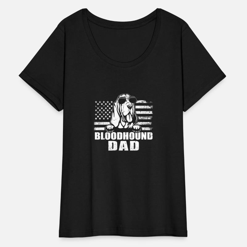 Bloodhound Dad Proud American