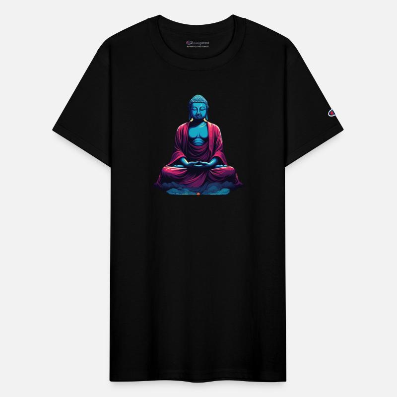 Blue Buddha in Meditation Pose Non duality
