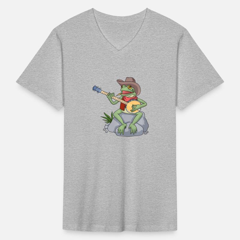 Bluegrass Banjo Country Music Cowboy Banjo Frog