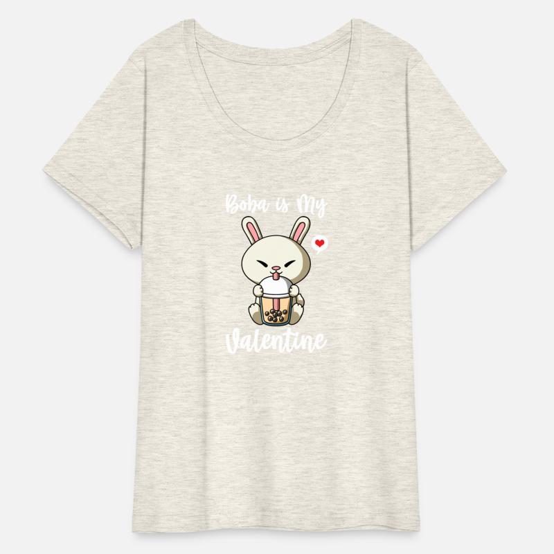 Boba Tea Is My Valentine Rabbit Anti Valentines