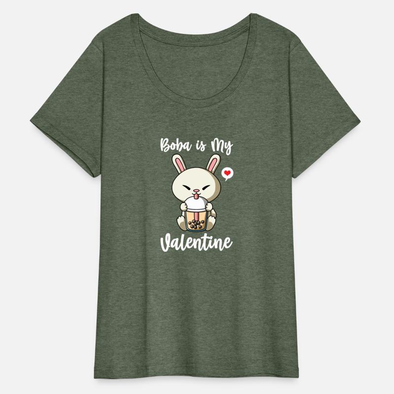 Boba Tea Is My Valentine Rabbit Anti Valentines