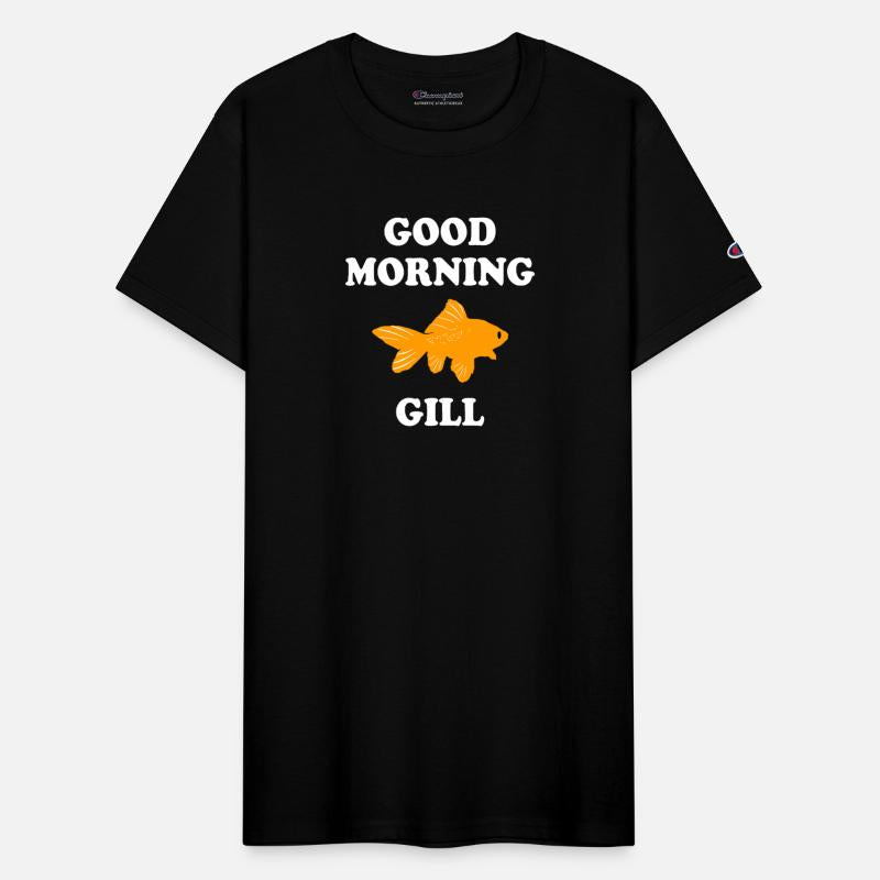 Bold Goldfish with Good Morning Greet