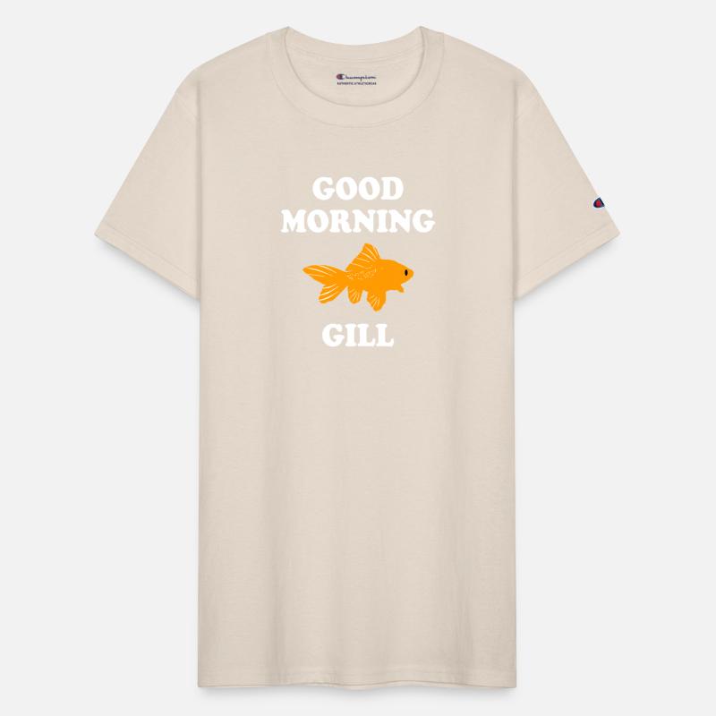 Bold Goldfish with Good Morning Greet